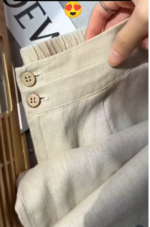 Bella Linen Trousers - Image 2