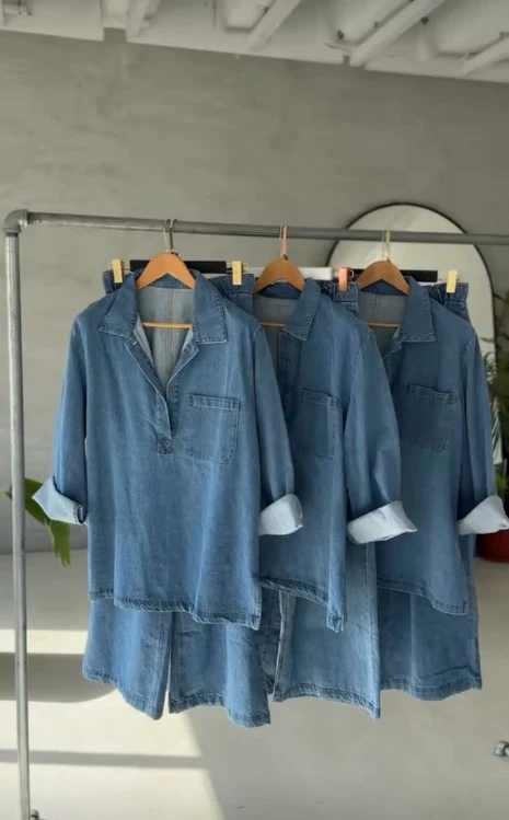 1 Raha Denim Co Ord set - Image 1