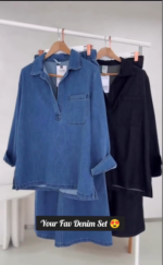 Raha Denim Co Ord set - Image 4
